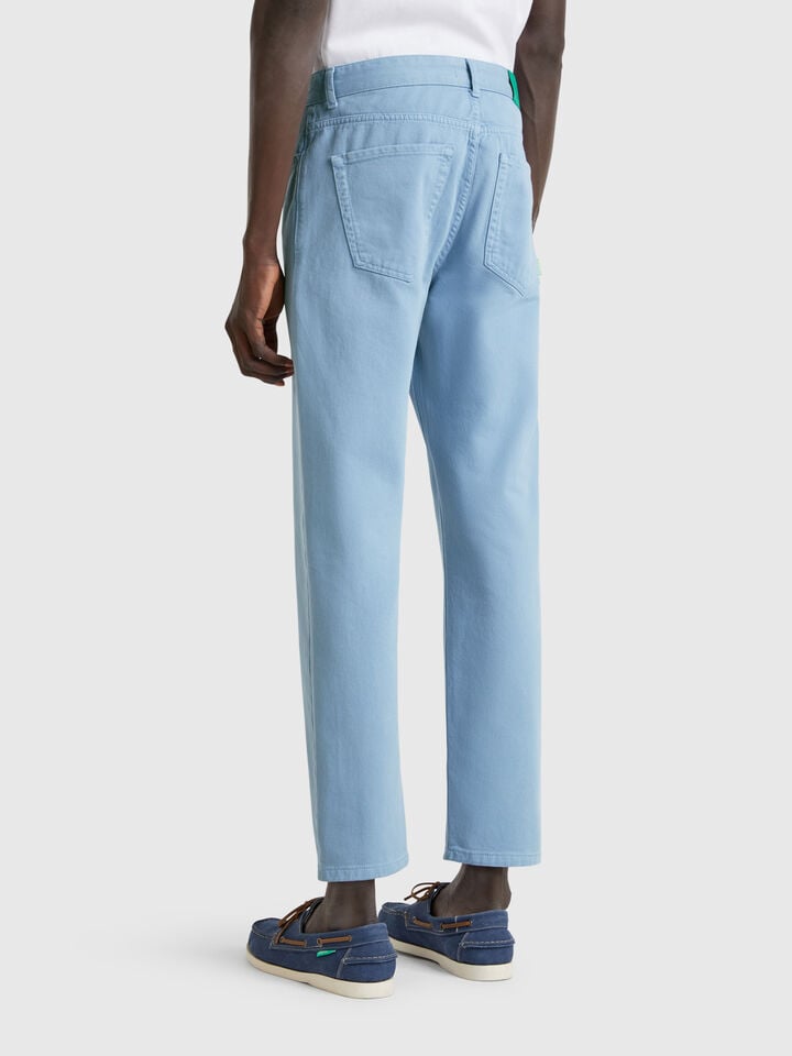 Benetton Regular Fit Jeans Light Blue