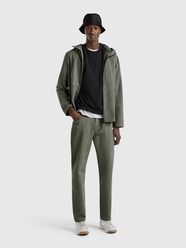 Benetton Regular Fit Jeans Light Green