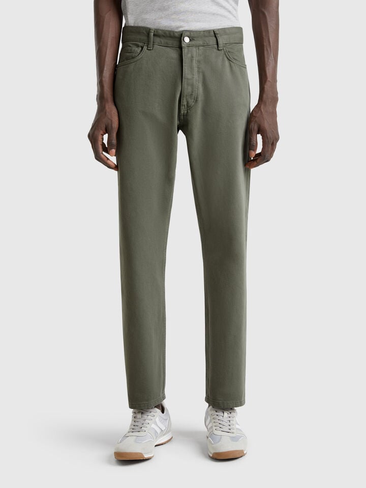 benetton Regular fit jeans Light Green