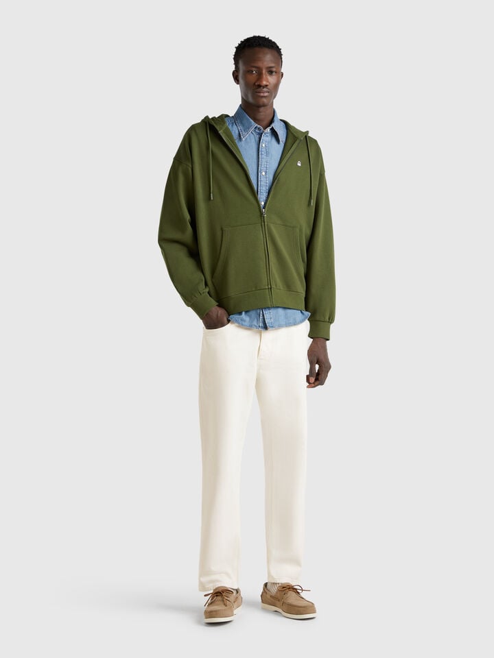 Benetton Regular Fit Jeans White