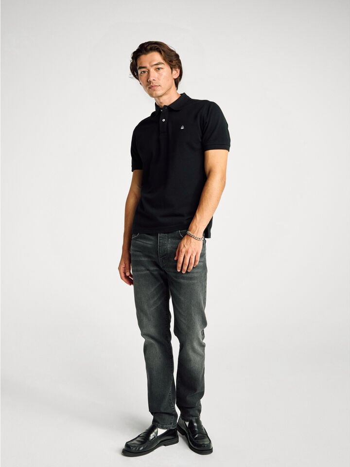 benetton Regular fit polo Black