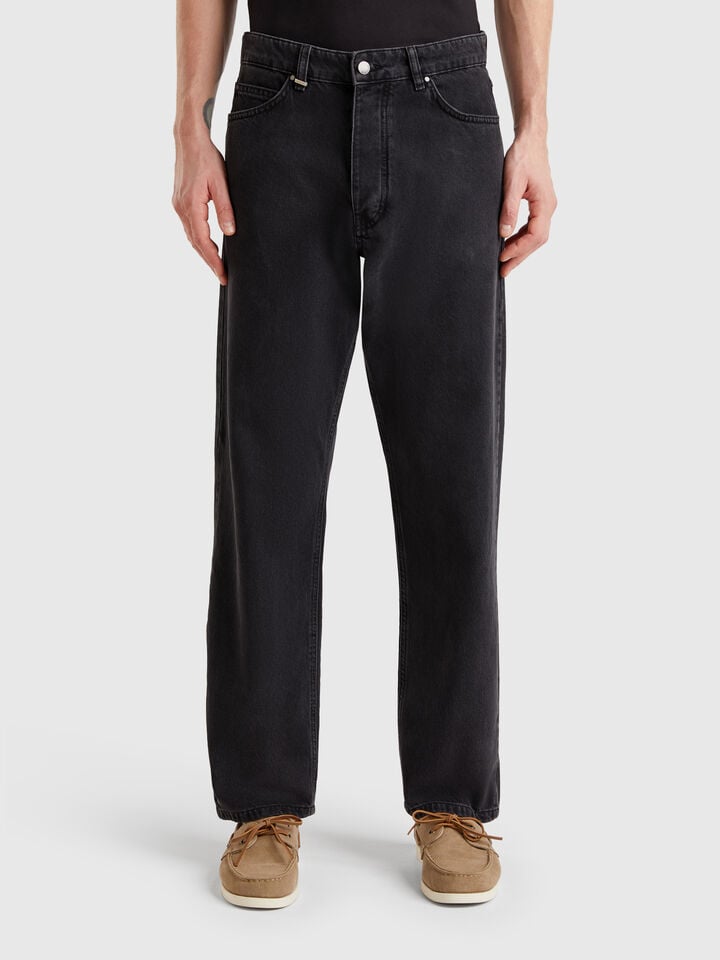 benetton Relaxed fit jeans Black