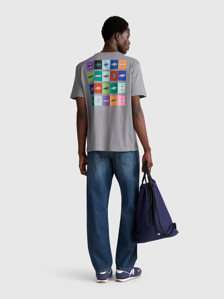 Benetton Relaxed Fit Jeans Dark Blue