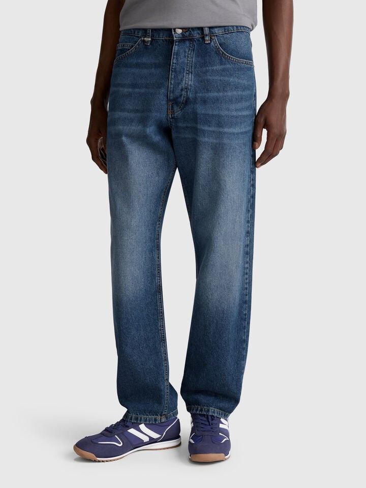 benetton Relaxed fit jeans Dark Blue