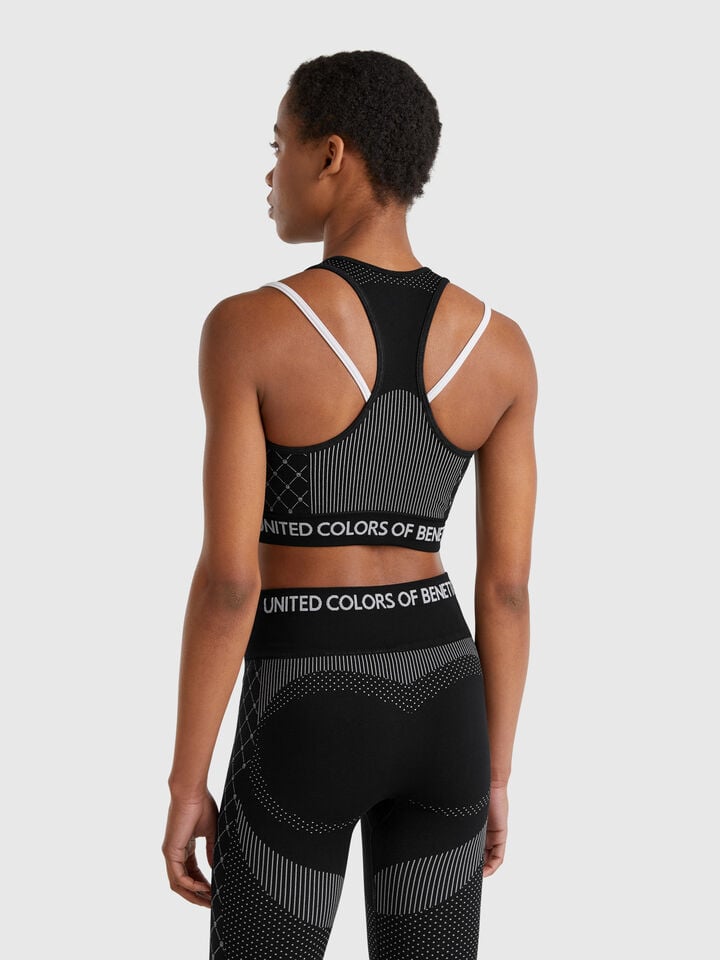 Benetton Seamless Brassiere Top Black