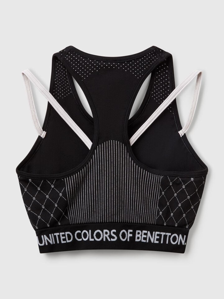 Benetton Seamless Brassiere Top Black