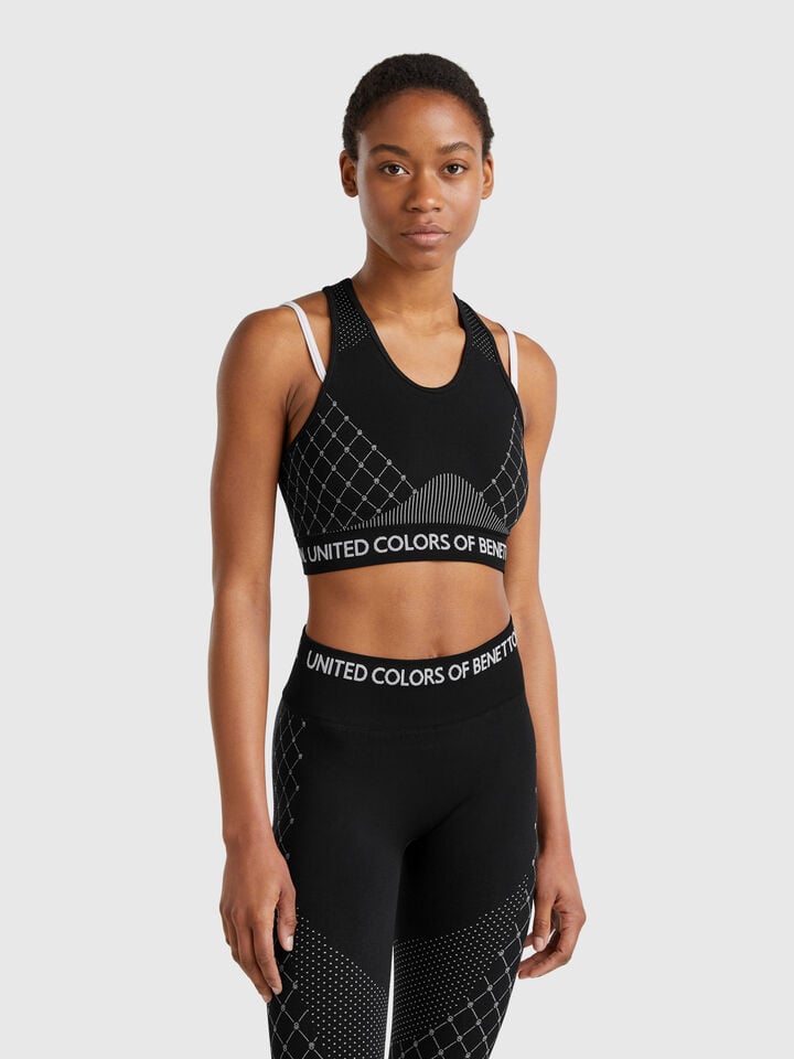 Benetton Seamless Brassiere Top Black