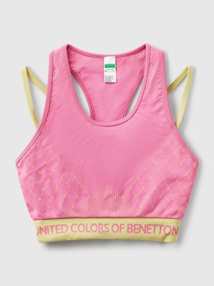 Benetton Seamless Brassiere Top Pink