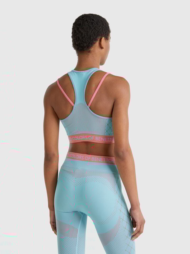 Benetton Seamless Brassiere Top Turquoise