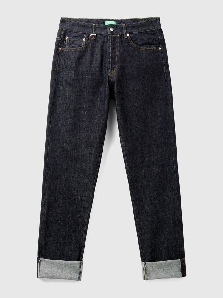 Benetton Selvedge Denim Jeans Black
