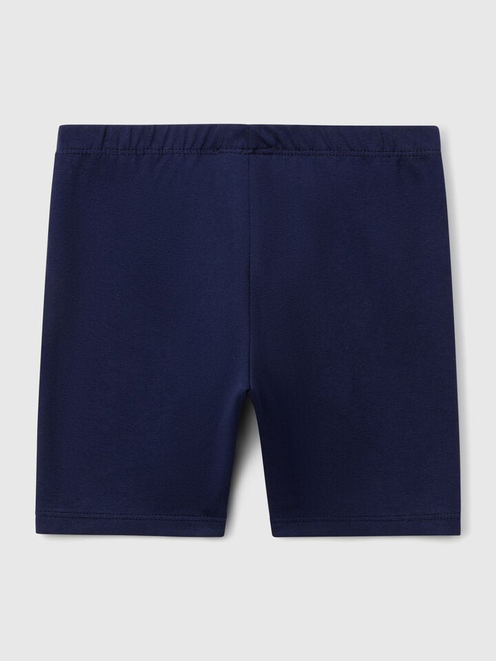 Benetton Short Skinny Fit Leggings Dark Blue