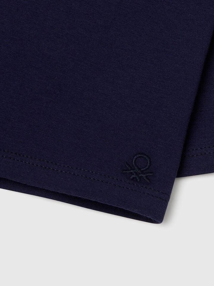 Benetton Short Skinny Fit Leggings Dark Blue