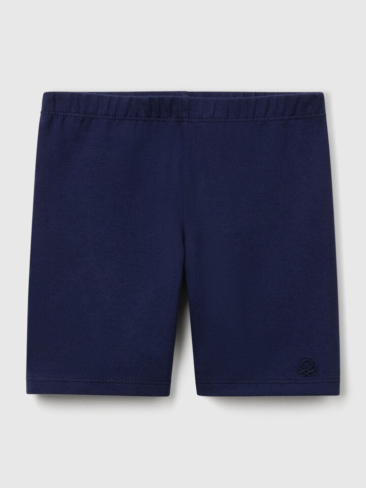 Benetton Short Skinny Fit Leggings Dark Blue