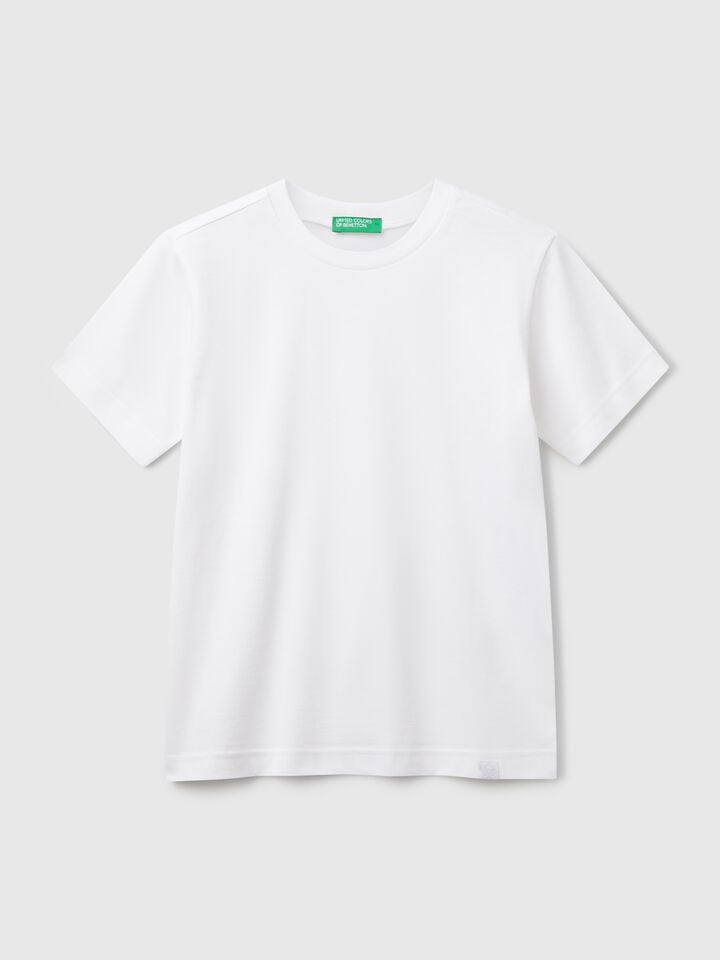 benetton Short sleeve t-shirt cotton White
