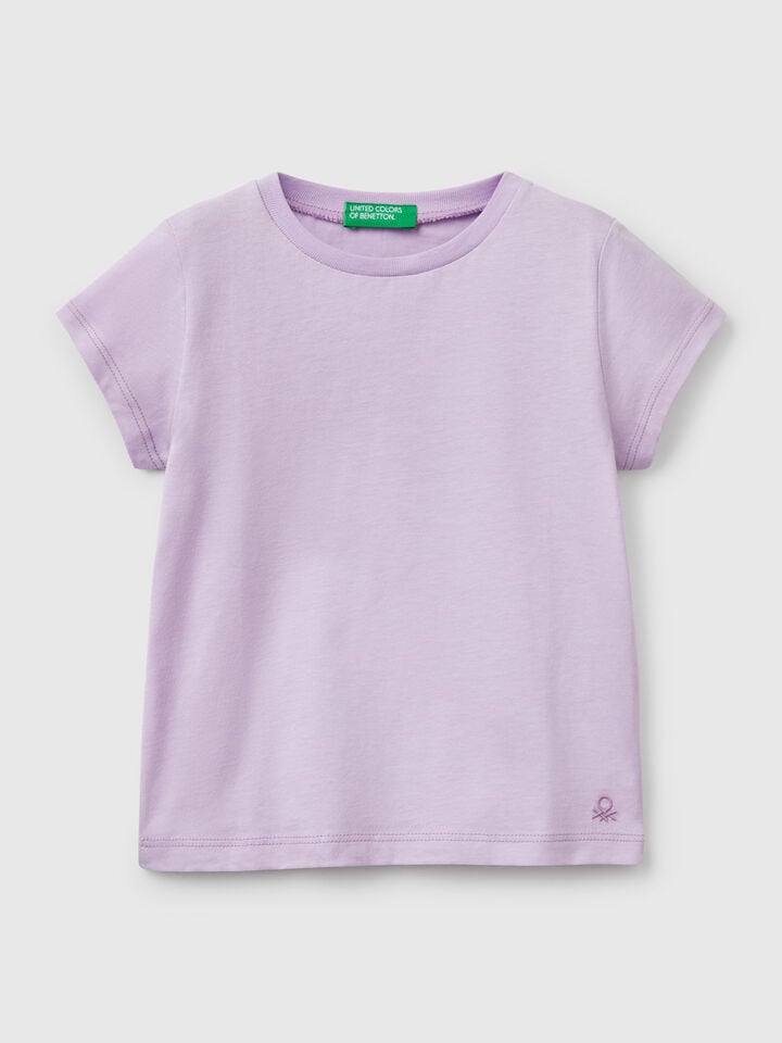 benetton Short sleeve t-shirt Lilac