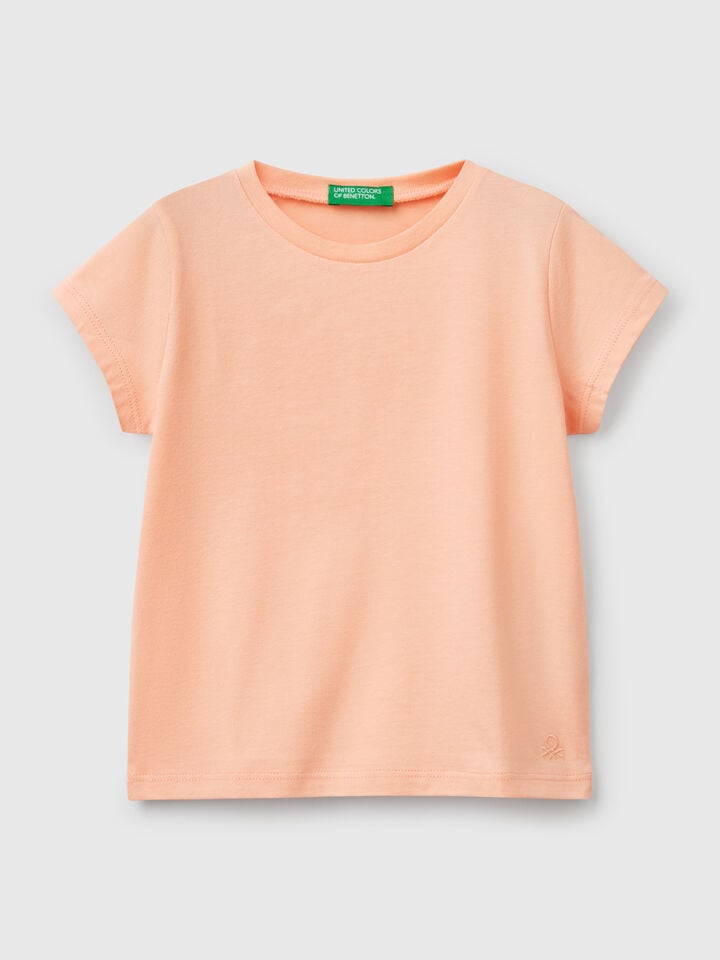 benetton Short sleeve t-shirt Peach