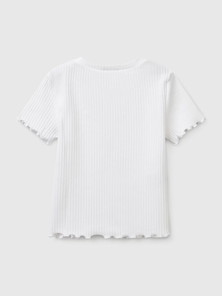Benetton Short Sleeve T-shirt White