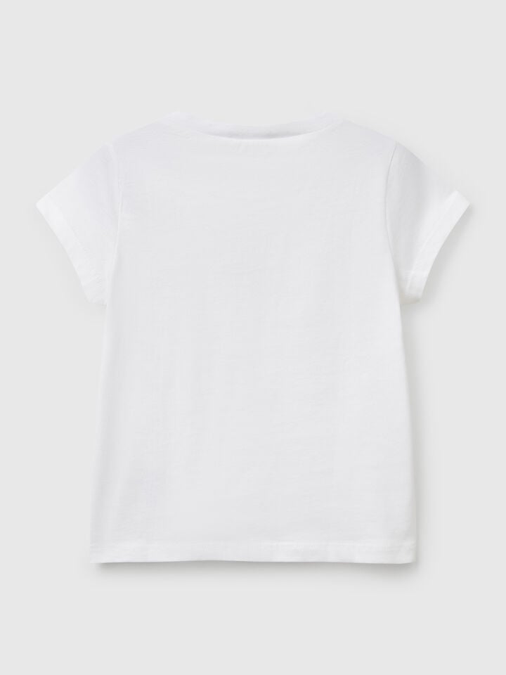 Benetton Short Sleeve T-shirt White