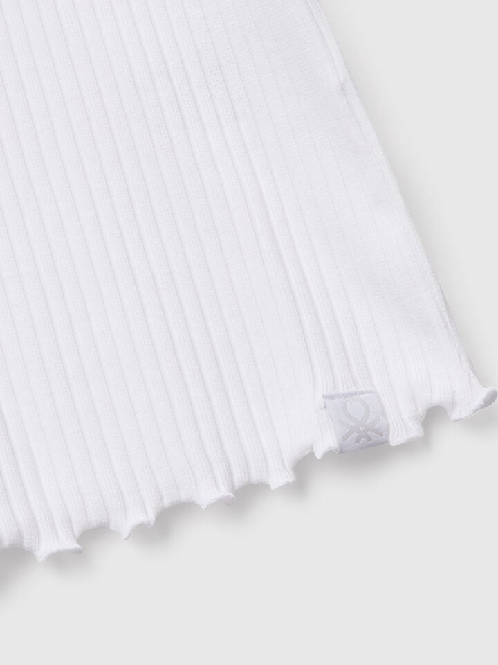 Benetton Short Sleeve T-shirt White