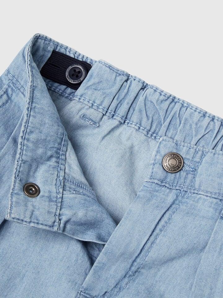 Benetton SHORTS Light Blue