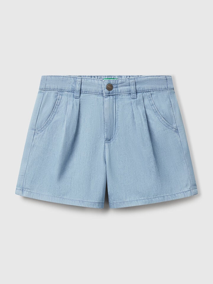 benetton SHORTS Light Blue