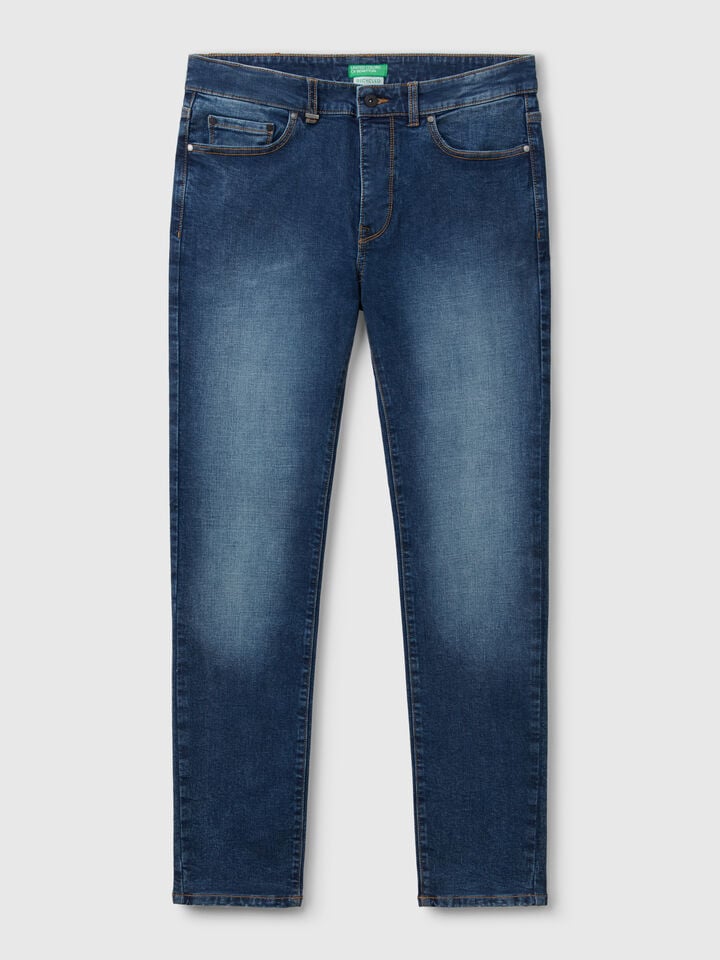 Benetton Skinny Fit Jeans Blue