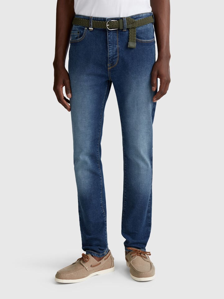 benetton Skinny fit jeans Blue