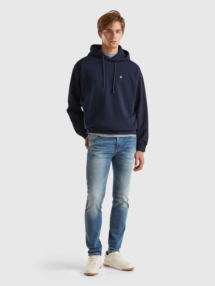 Benetton Skinny Fit Jeans Light Blue