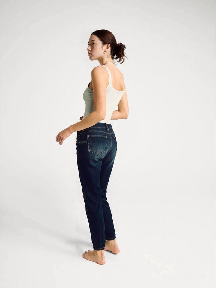 Benetton Skinny Fit Push Up Jeans Dark Blue