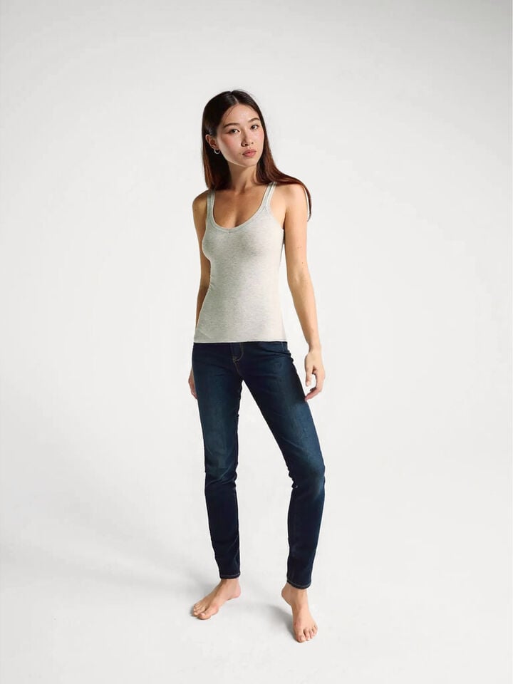 Benetton Skinny Fit Push Up Jeans Dark Blue