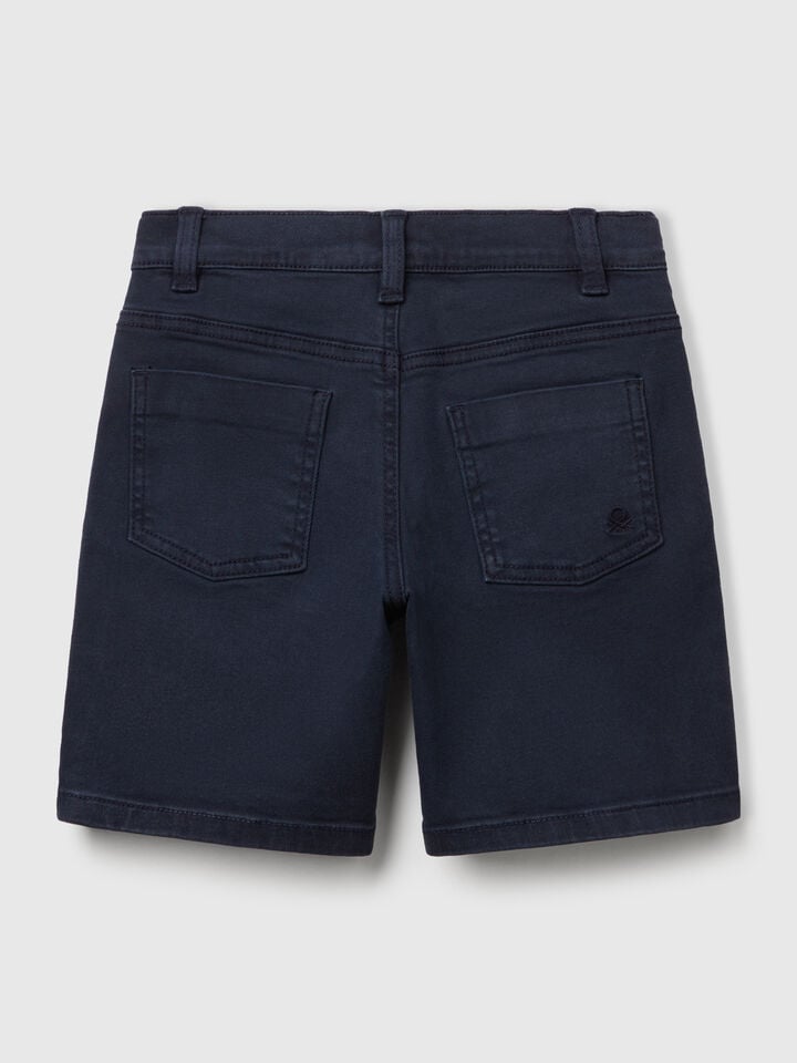 Benetton Slim Fit Bermudas Dark Blue