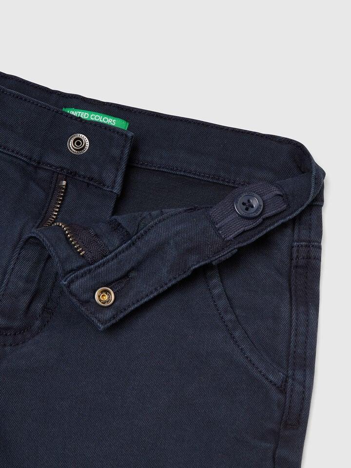 Benetton Slim Fit Bermudas Dark Blue
