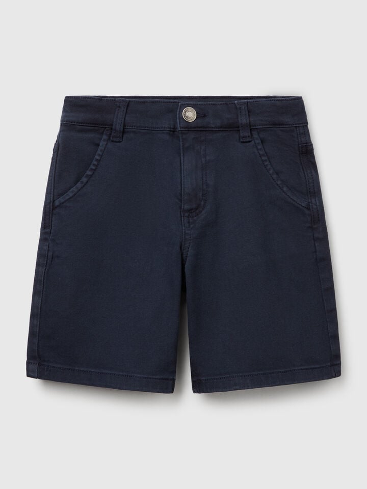 benetton Slim fit bermudas Dark Blue