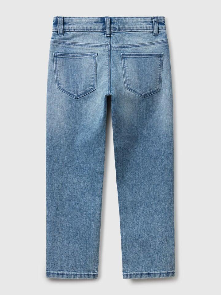 Benetton Slim Fit Jeans Light Blue