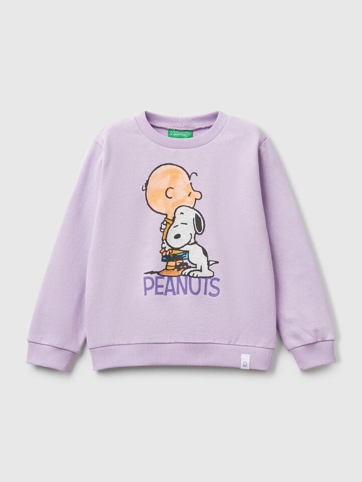 Benetton Snoopy ©Peanuts Sweatshirt Lilac