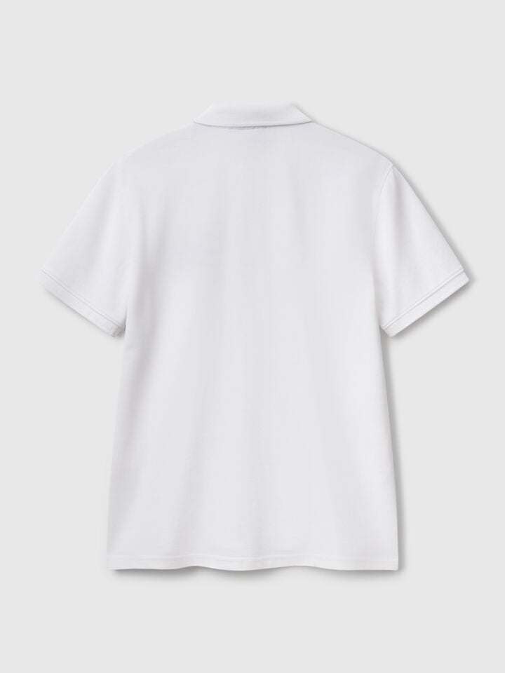 Benetton Snoopy Regular Fit Polo ©Peanuts White