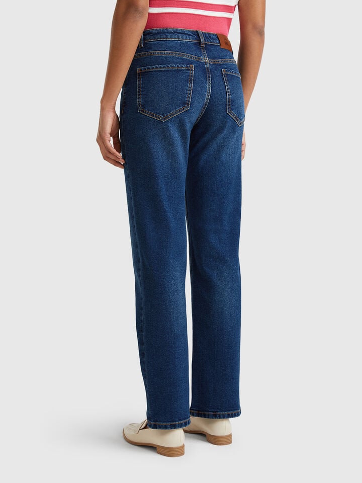 Benetton Straight Leg Jeans Blue