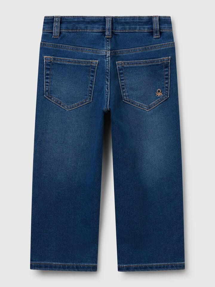 Benetton Straight Leg Jeans Blue