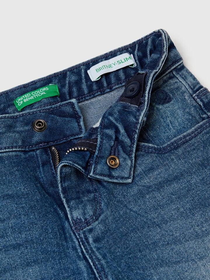Benetton Straight Leg Jeans Blue