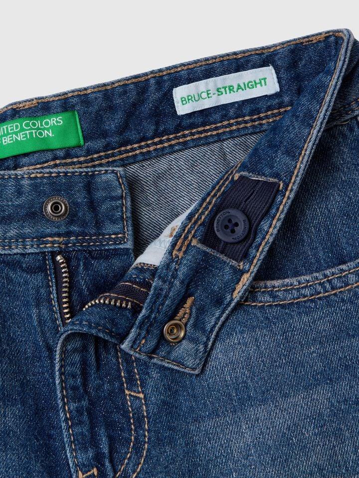 Benetton Straight Leg Jeans Blue
