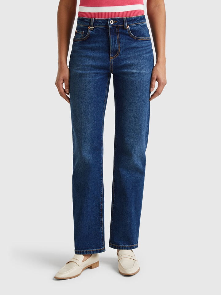 benetton Straight leg jeans Blue