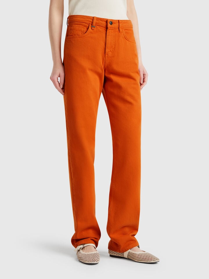 benetton Straight leg jeans Burnt