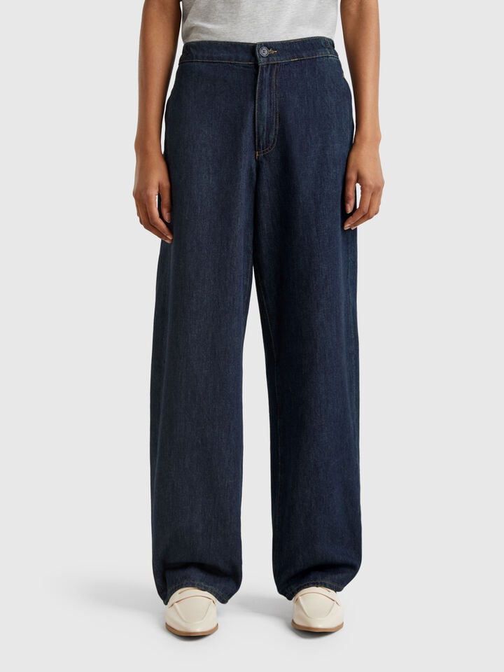 benetton Straight leg jeans Dark Blue