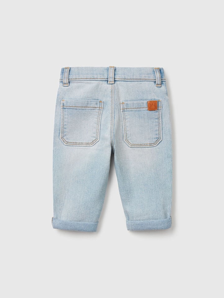 Benetton Stretch Jeans Light Blue