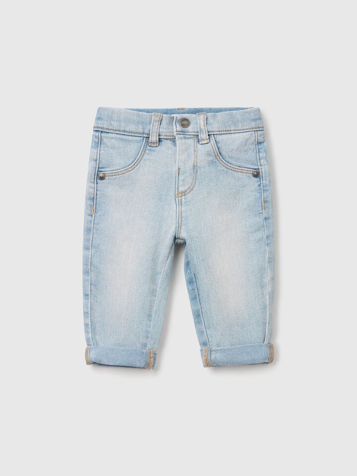 benetton Stretch jeans Light Blue