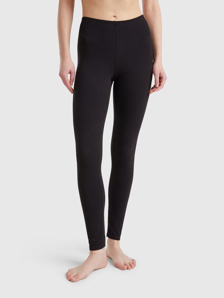 benetton Stretch leggings Black