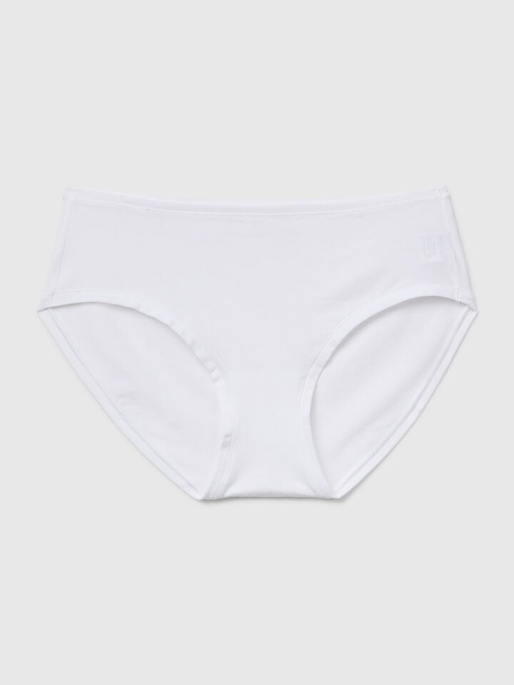 Benetton Super Stretch Cotton Underwear White