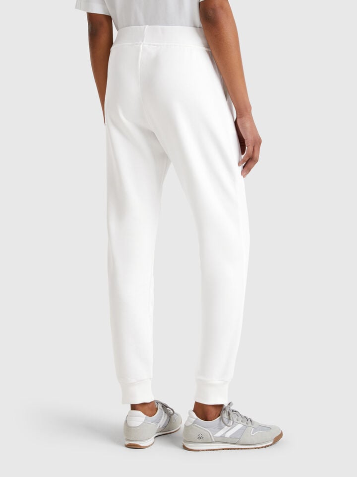 Benetton Sweatpants Creamy White