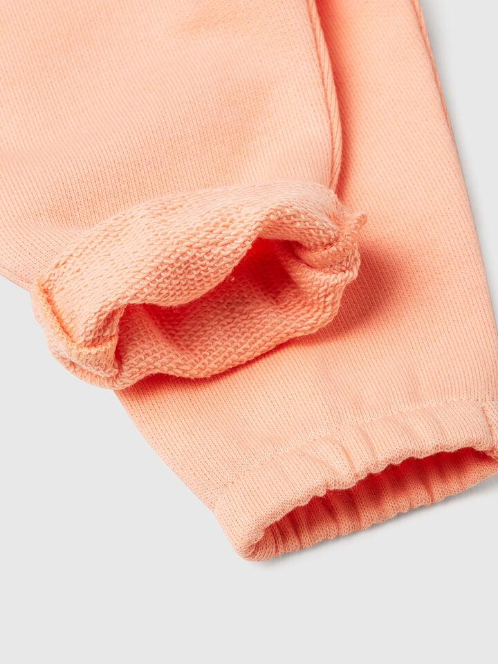 Benetton Sweatpants In Cotton Peach