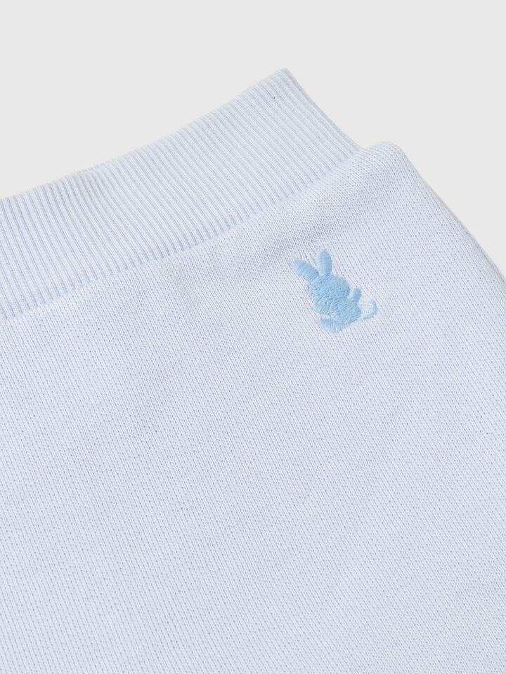 Benetton Sweatpants In Cotton Sky Blue
